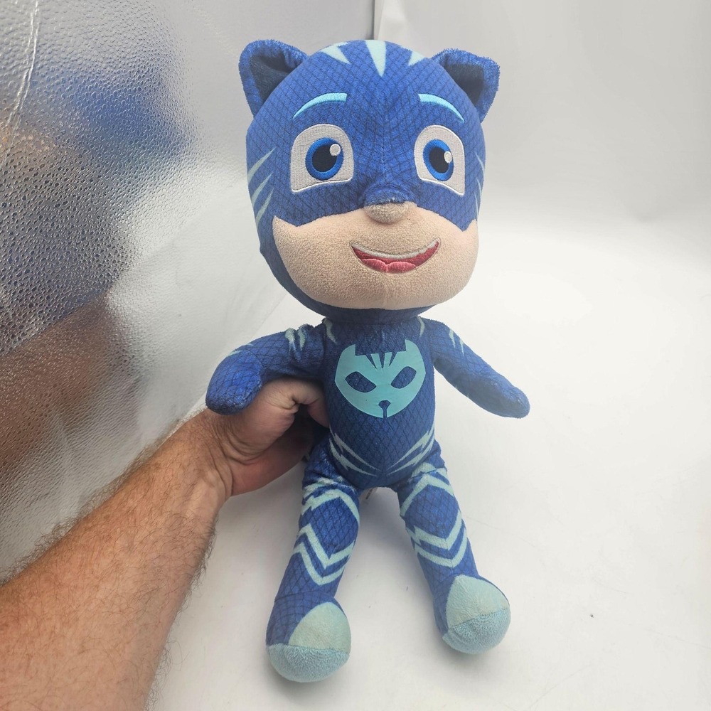 Just Play PJ Masks Catboy Plush Stuffed Toy Medium Blue Washable Cute Soft